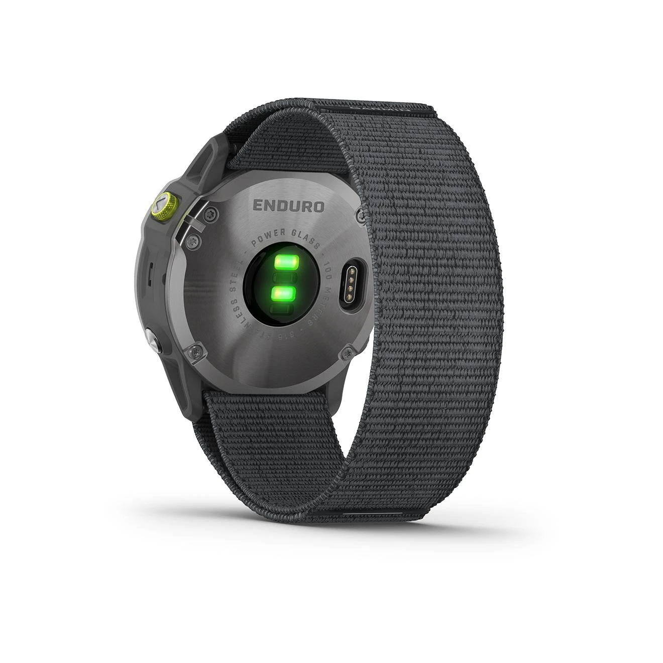 Garmin Enduro - Acier Avec (Bracelet Gris UltraFit Nylon) Gris – Image 3