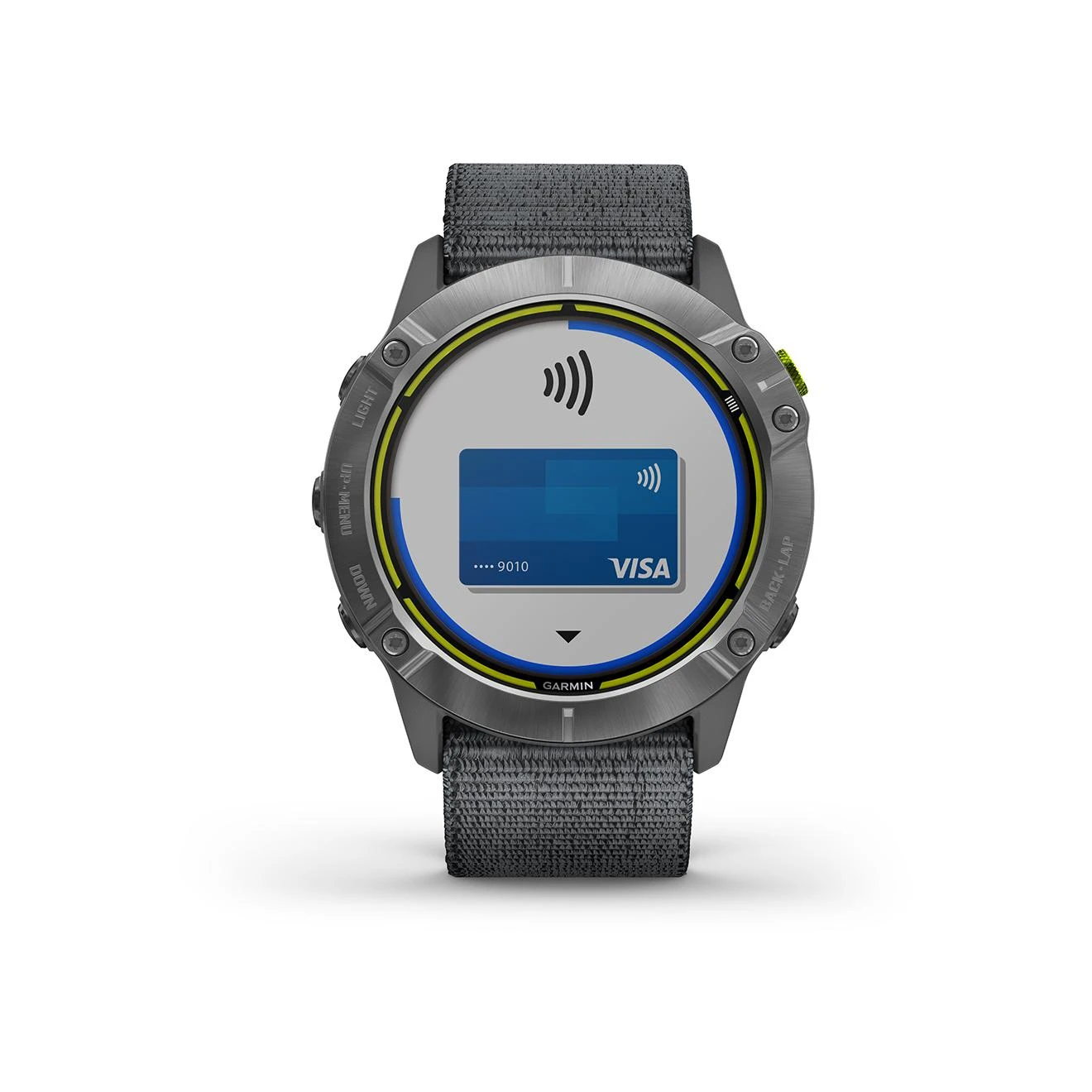 Garmin Enduro - Acier Avec (Bracelet Gris UltraFit Nylon) Gris – Image 7