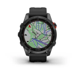 Garmin Fénix 7S Solar Gray (Bracelet Noir) Gris