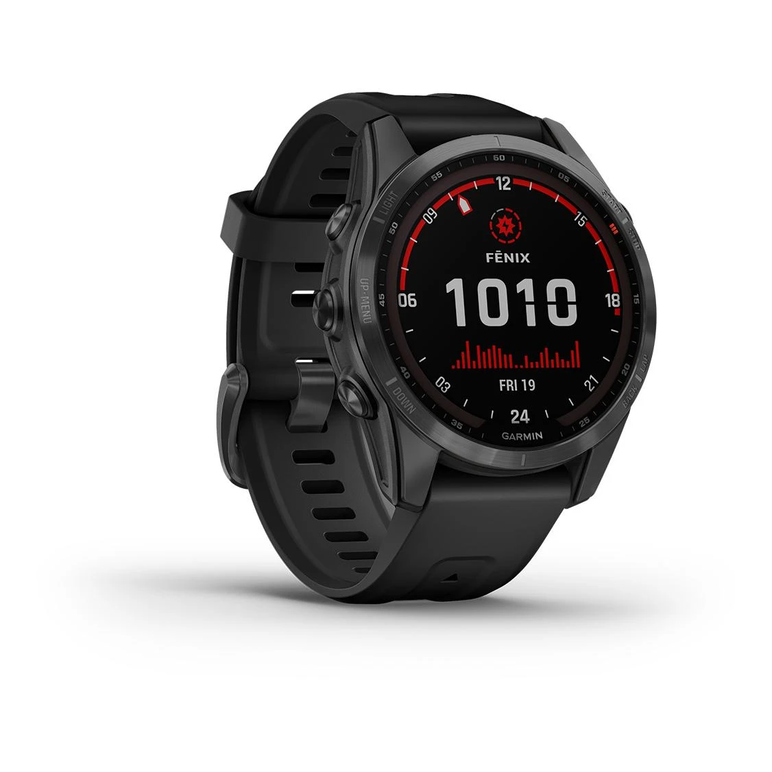 Garmin Fénix 7S Solar Gray (Bracelet Noir) Gris – Image 11