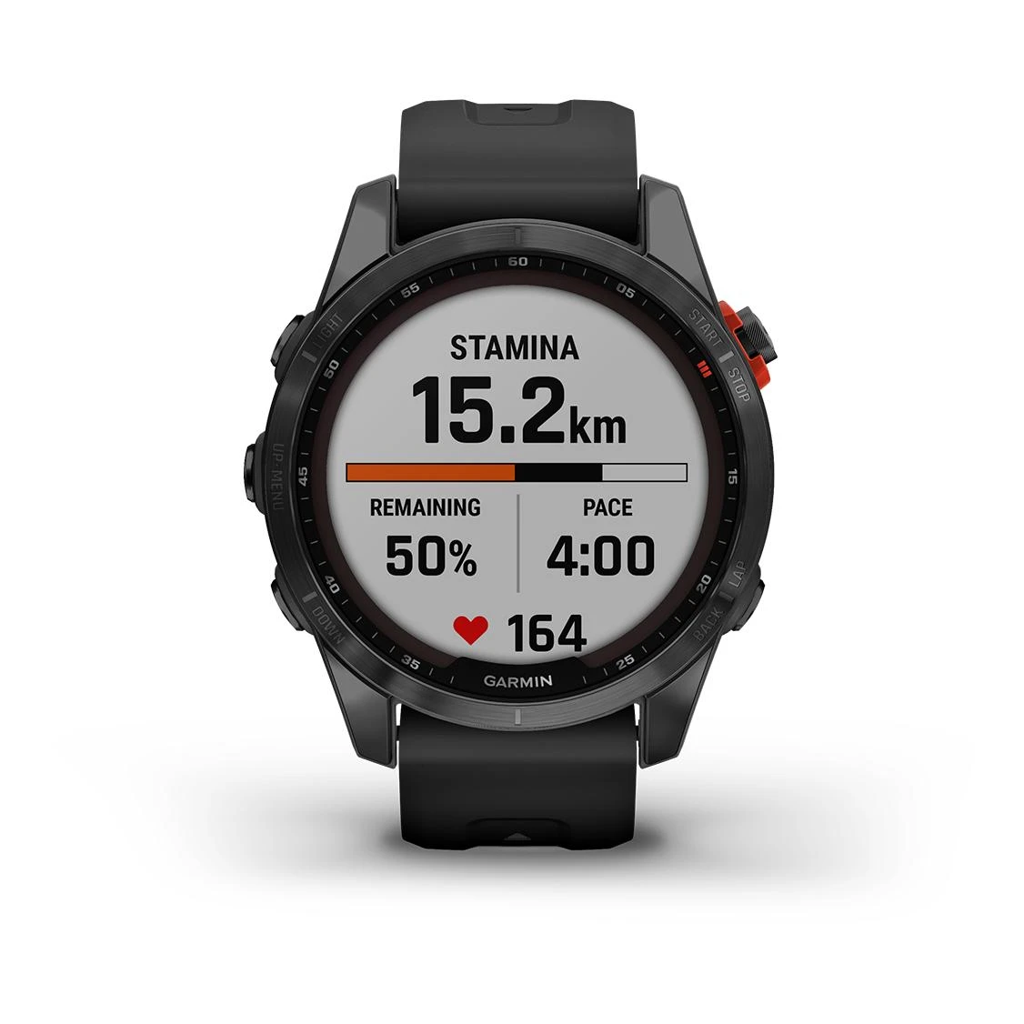 Garmin Fénix 7S Solar Gray (Bracelet Noir) Gris – Image 4