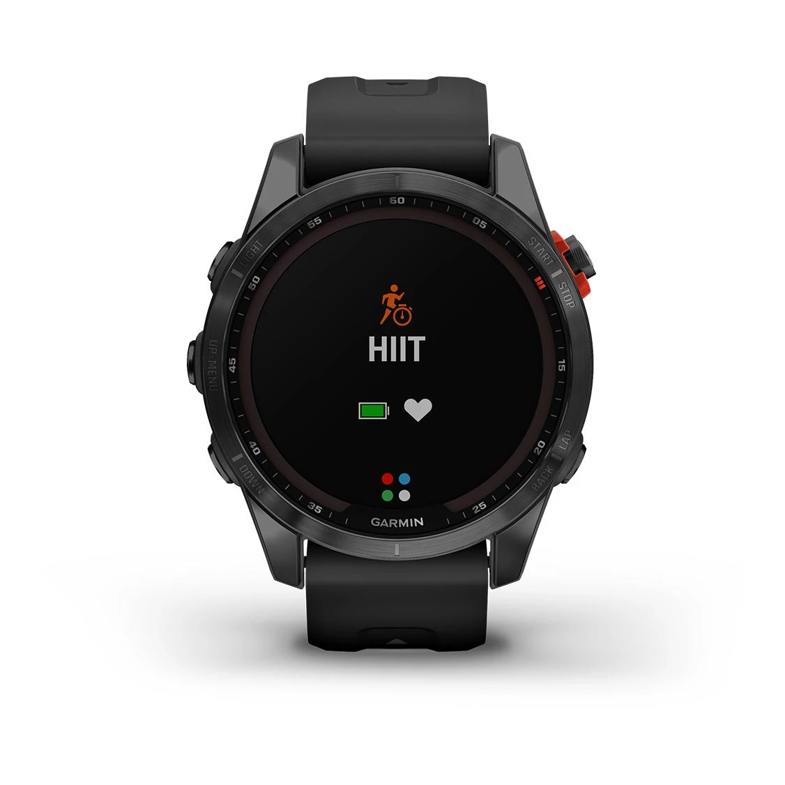 Garmin Fénix 7S Solar Gray (Bracelet Noir) Gris – Image 6