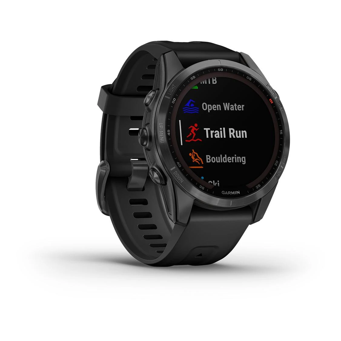 Garmin Fénix 7S Solar Gray (Bracelet Noir) Gris – Image 7