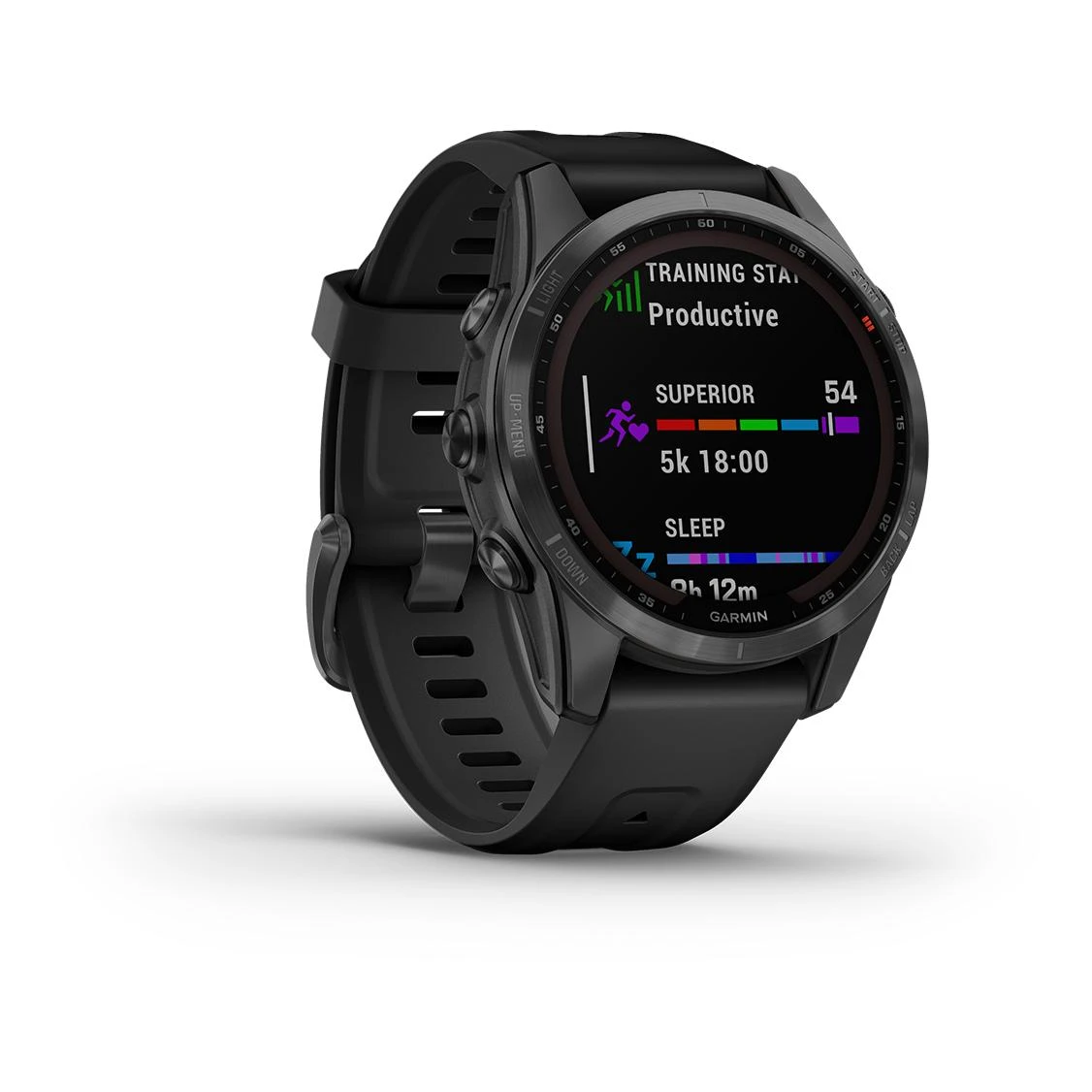 Garmin Fénix 7S Solar Gray (Bracelet Noir) Gris – Image 8