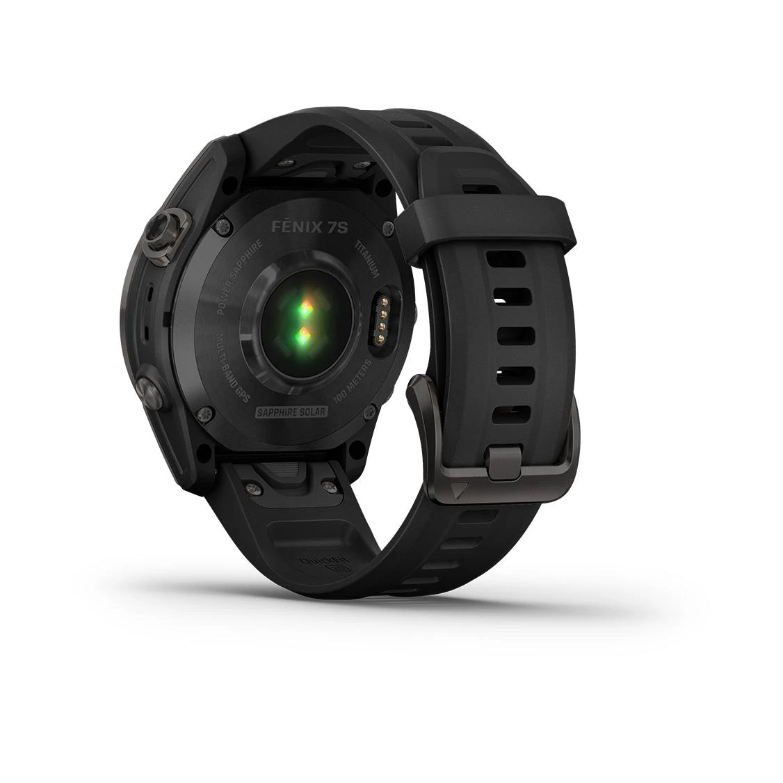 Garmin Fénix 7S Sapphire Solar Titane Carbon Gray DLC (Bracelet Noir) Gris – Image 9