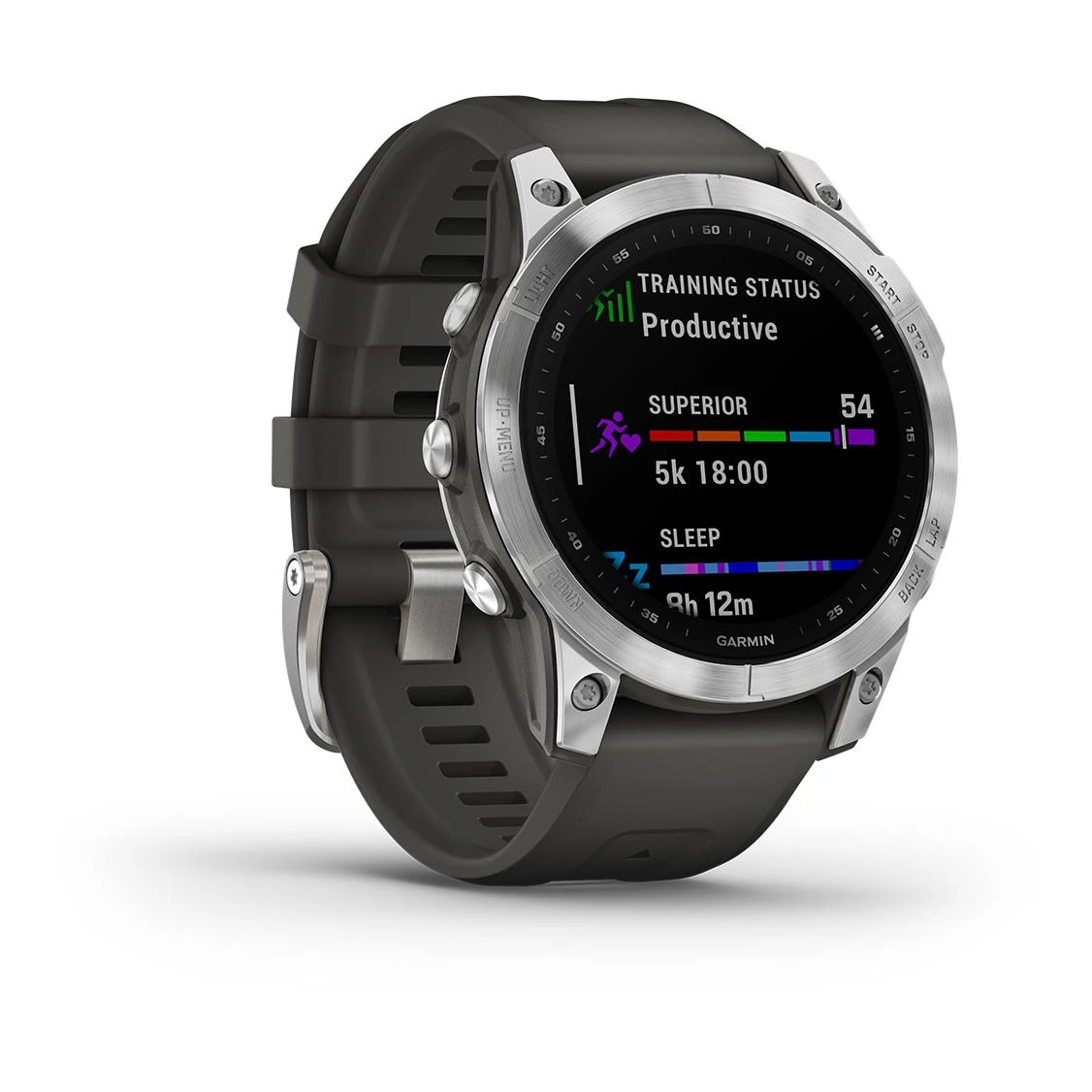 Garmin Fénix 7 Silver (Bracelet Gris) Argenté – Image 14