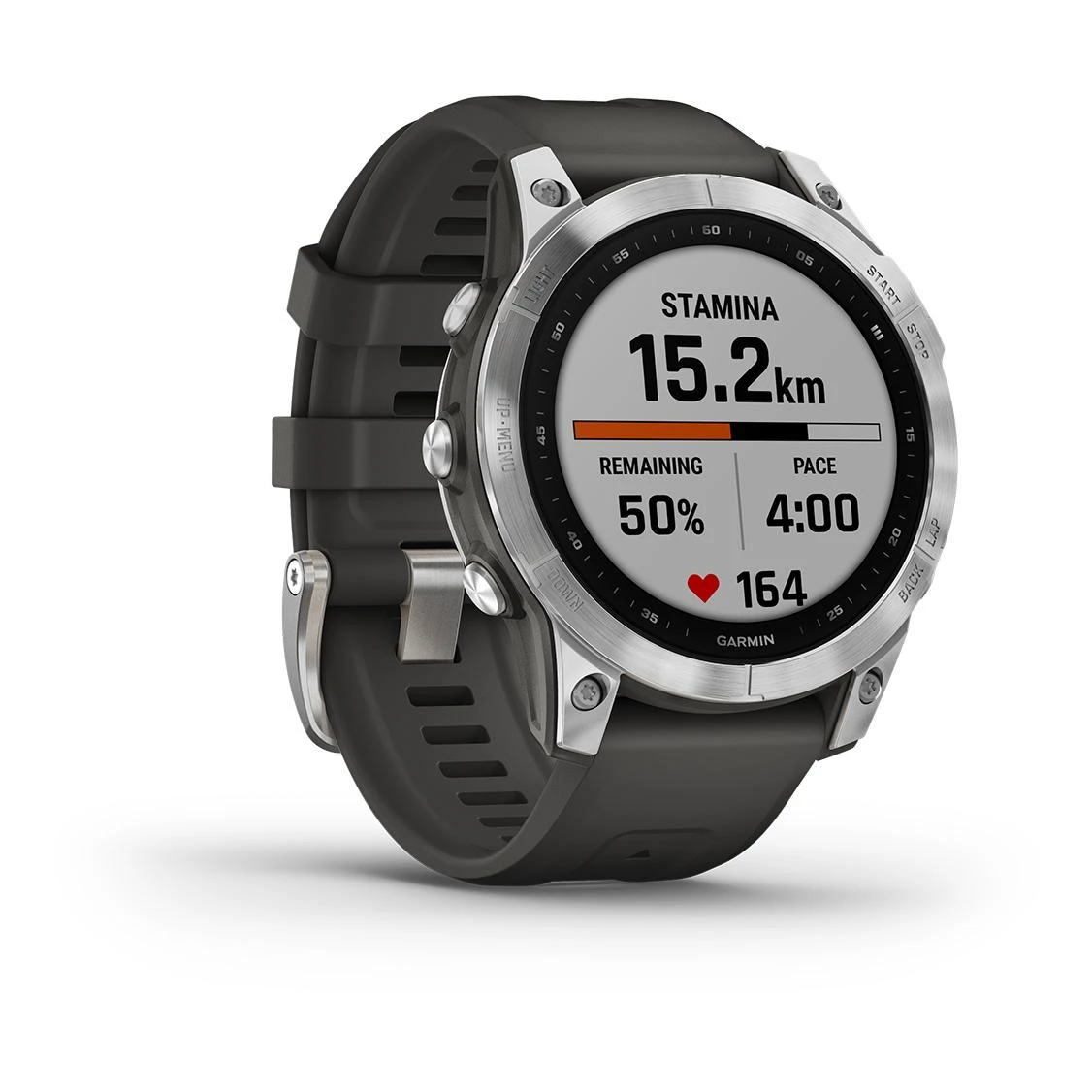 Garmin Fénix 7 Silver (Bracelet Gris) Argenté – Image 16