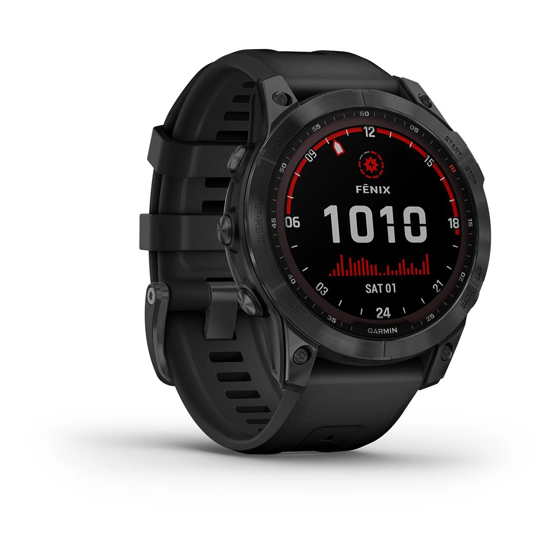 Garmin Fénix 7 Solar Gray (Bracelet Noir) Anthracite – Image 14