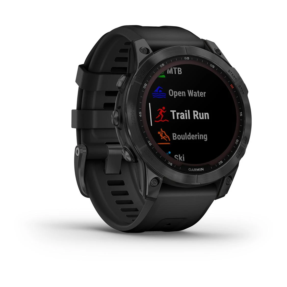 Garmin Fénix 7 Solar Gray (Bracelet Noir) Anthracite – Image 9