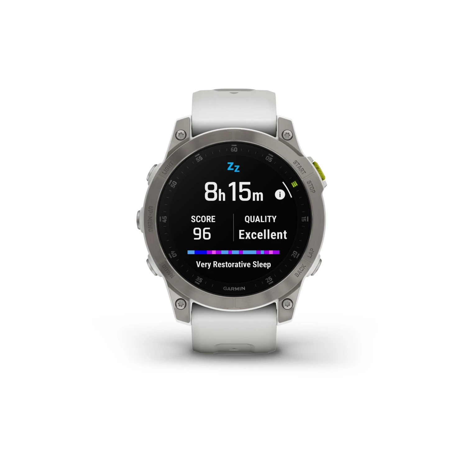 Garmin Epix Gen.2 Sapphire Titane Silver (Bracelet Blanc) Argenté – Image 2