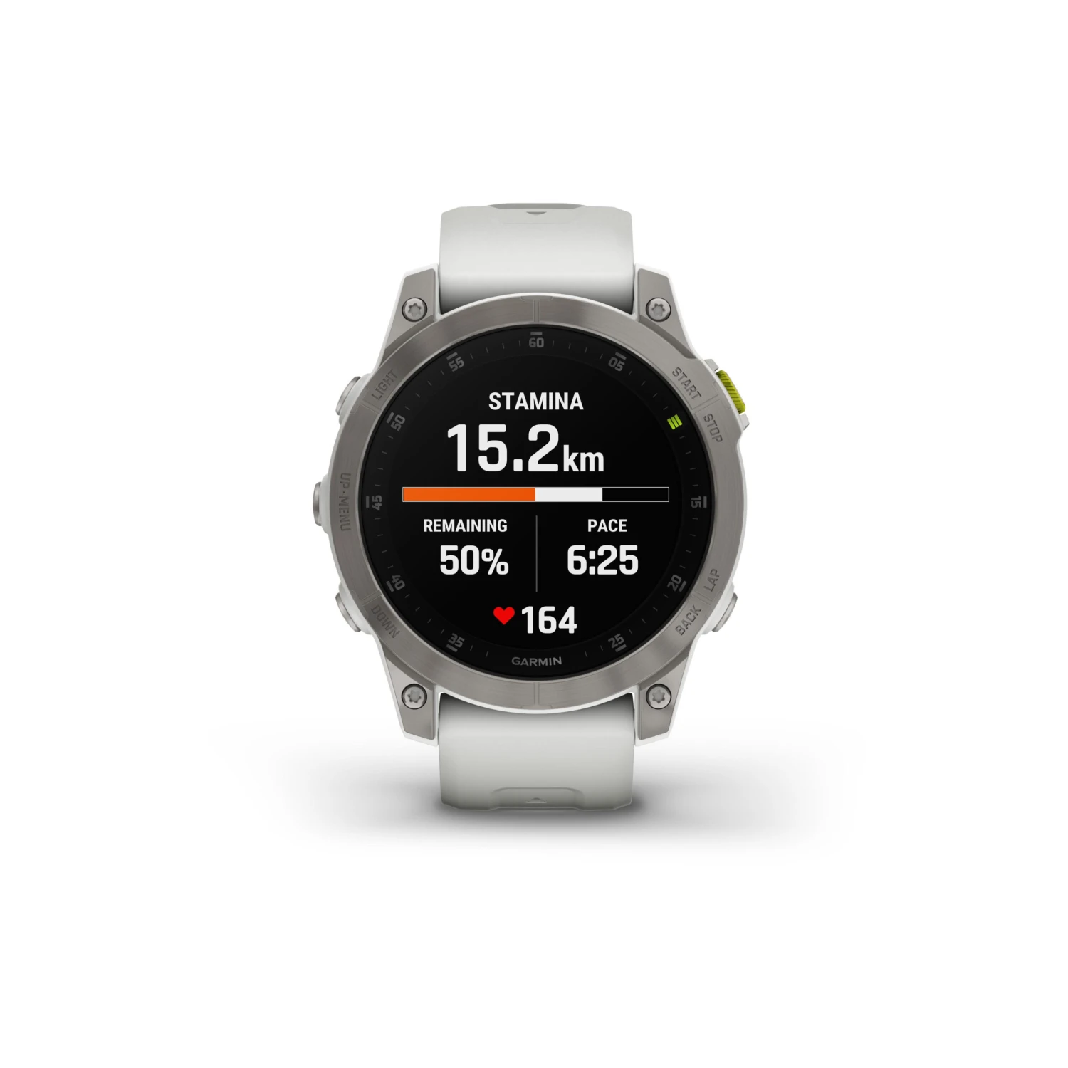 Garmin Epix Gen.2 Sapphire Titane Silver (Bracelet Blanc) Argenté – Image 3