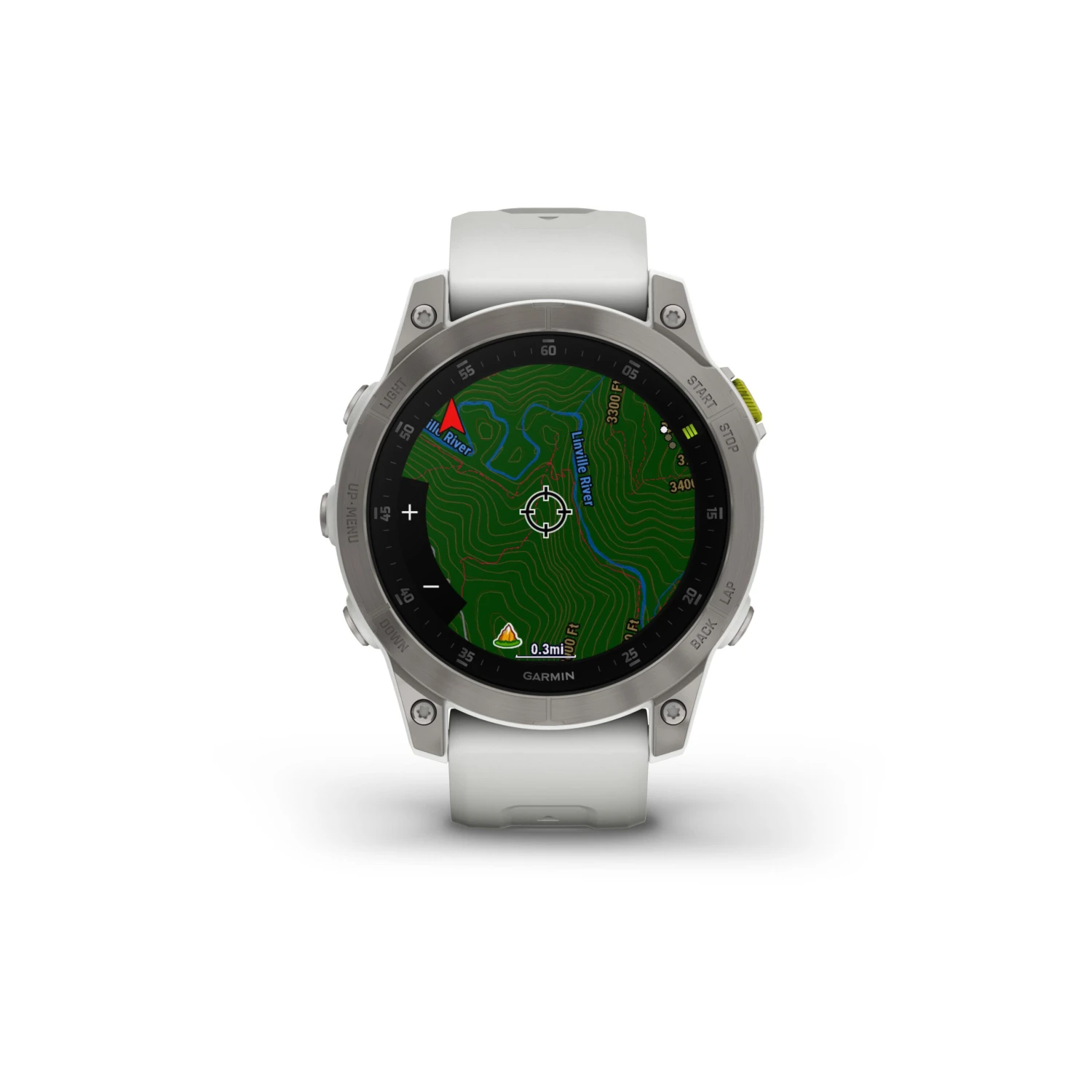 Garmin Epix Gen.2 Sapphire Titane Silver (Bracelet Blanc) Argenté – Image 4