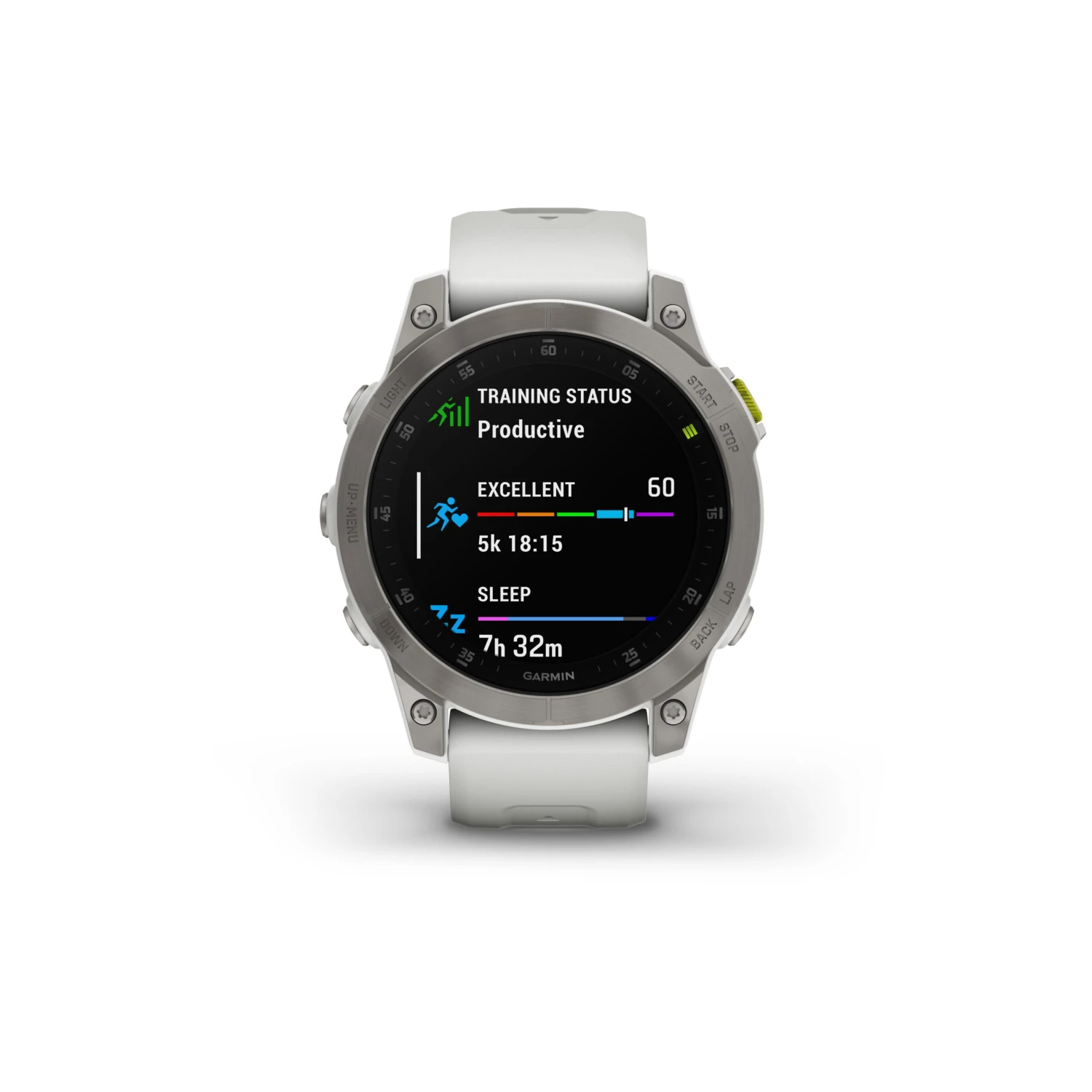 Garmin Epix Gen.2 Sapphire Titane Silver (Bracelet Blanc) Argenté – Image 5