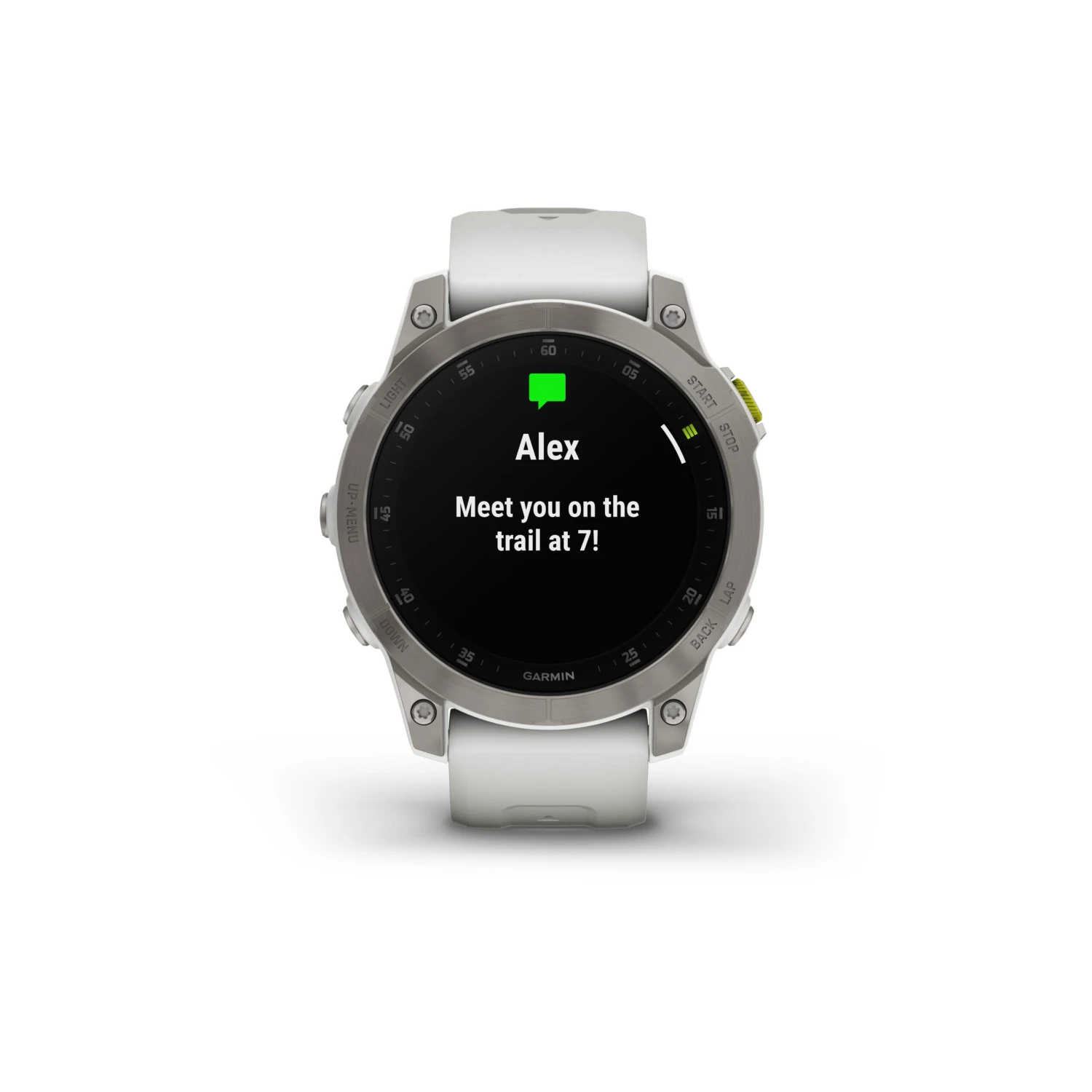 Garmin Epix Gen.2 Sapphire Titane Silver (Bracelet Blanc) Argenté – Image 6