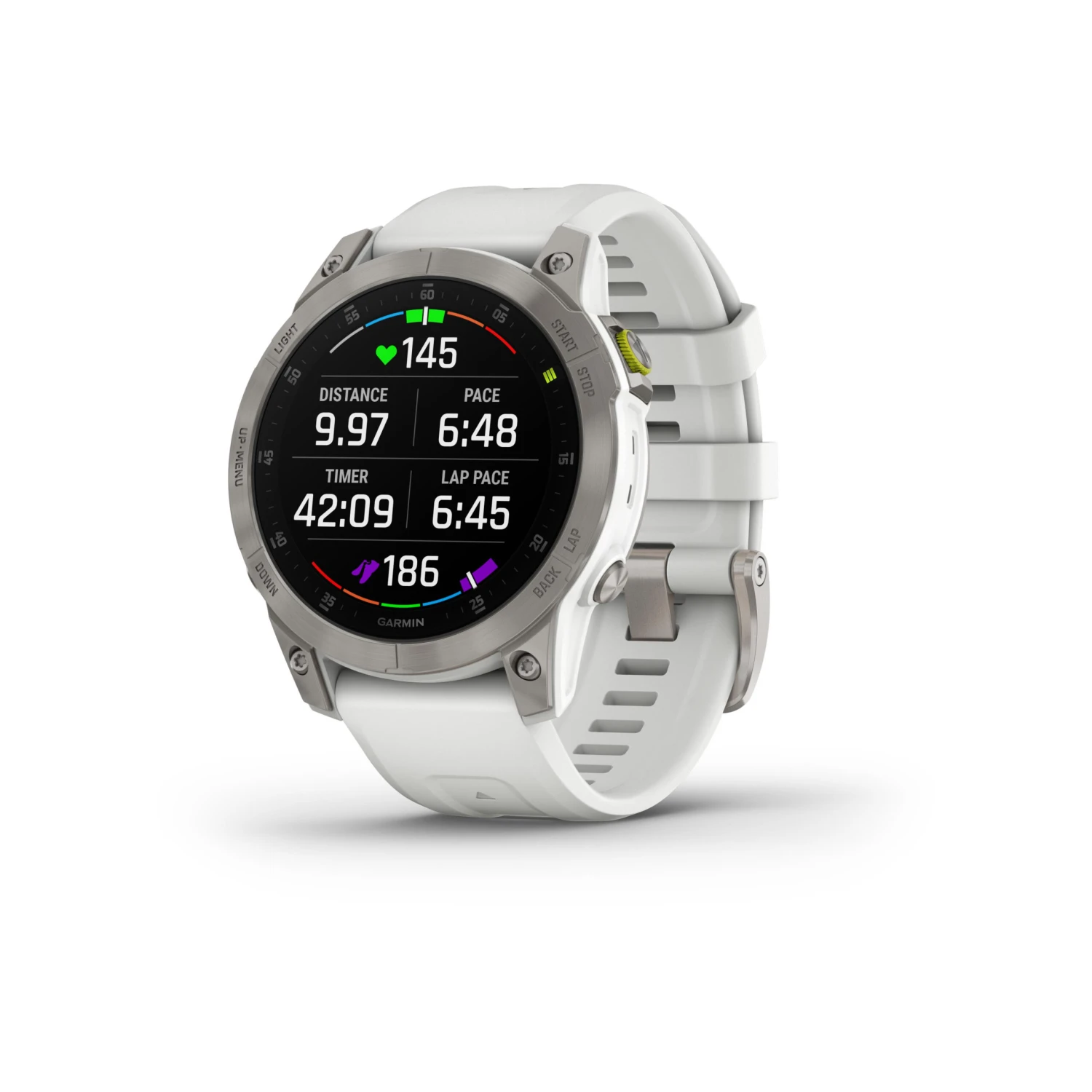 Garmin Epix Gen.2 Sapphire Titane Silver (Bracelet Blanc) Argenté – Image 7