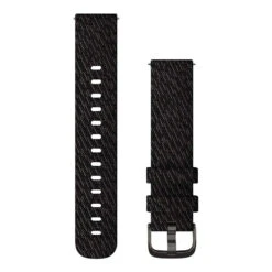 Garmin Bracelet Quick Release/ 20mm/ Nylon Noir/Gris Noir
