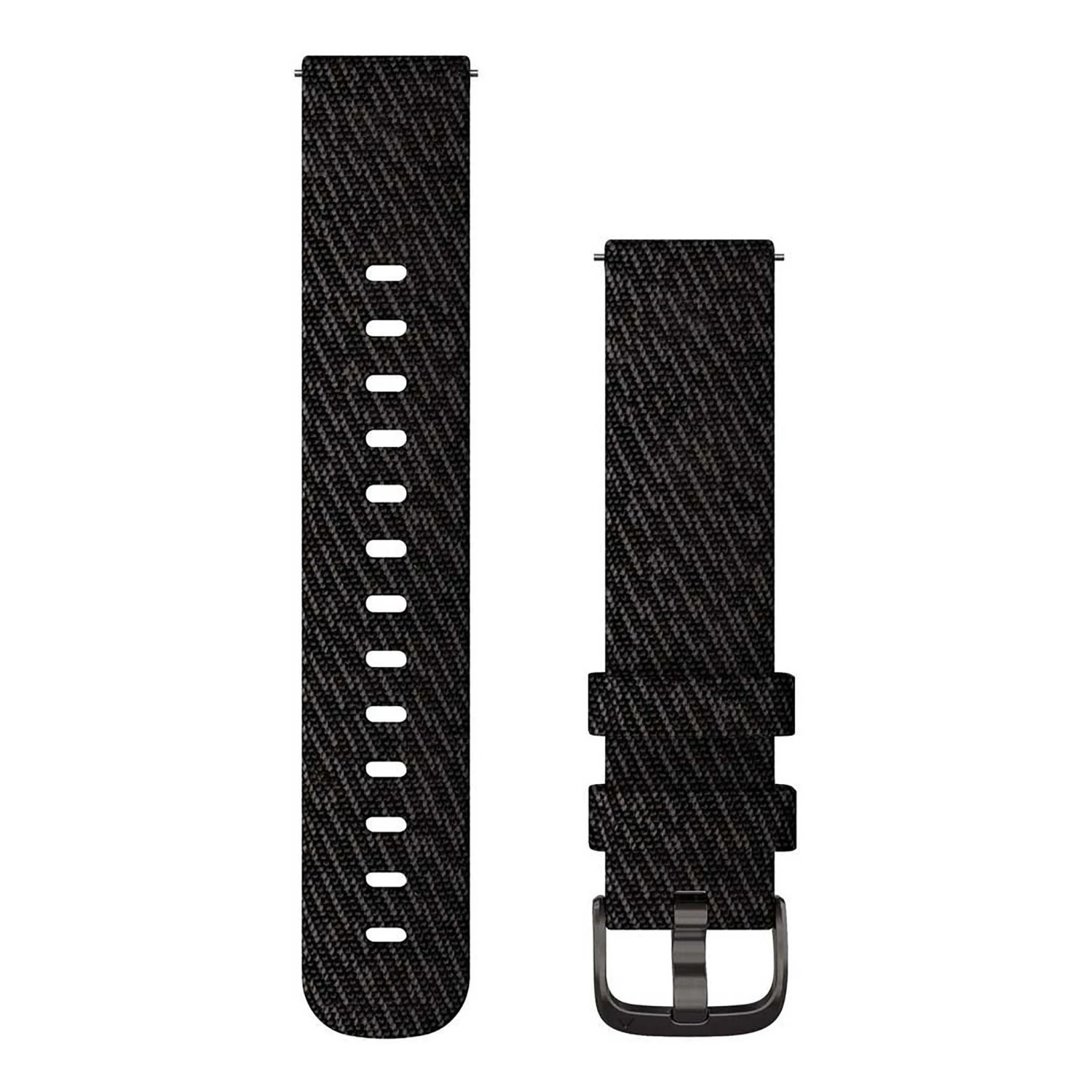 Garmin Bracelet Quick Release/ 20mm/ Nylon Noir/Gris Noir