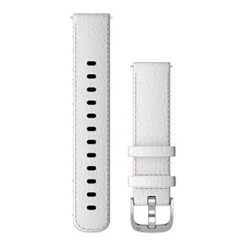 Garmin Bracelet Quick Release/ 18mm/ Cuir/ Blanc Blanc
