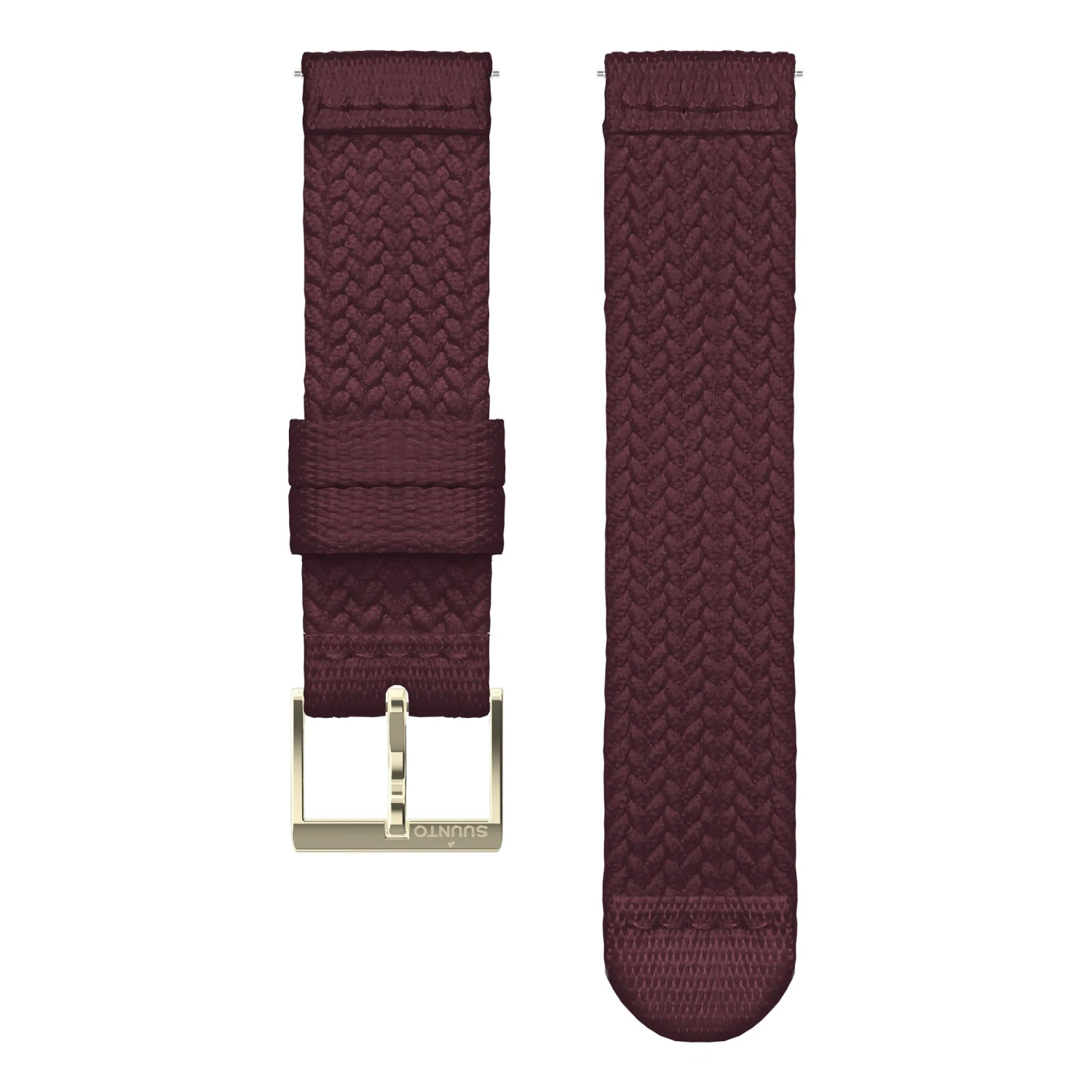 Suunto Bracelet Suunto 20mm Ath5 Braided Burgundy Gold S Bordeaux