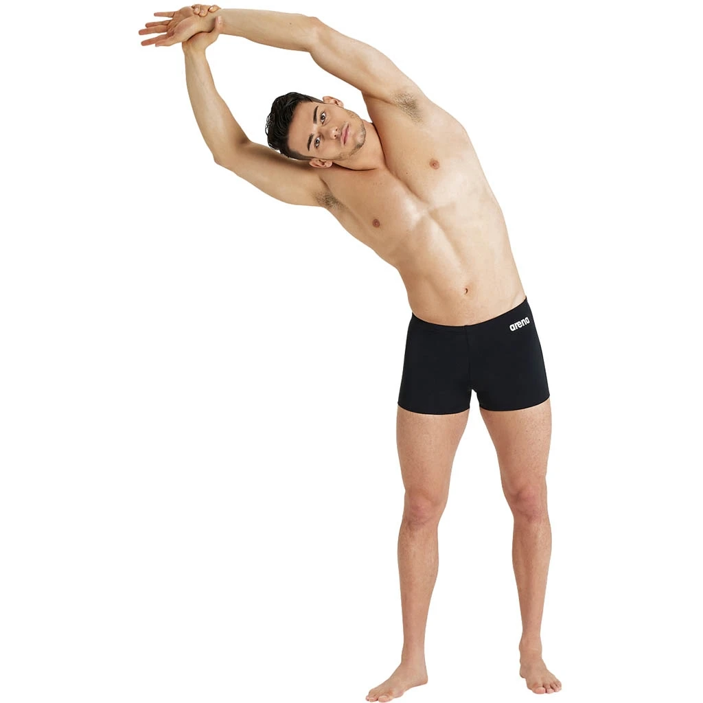 Arena Team Swim Short Solid Homme Noir – Image 7