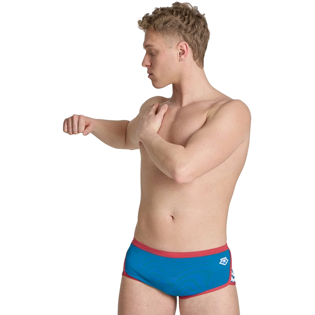 Arena Icons Swim Low Waist Short Solid Homme Bleu – Image 6