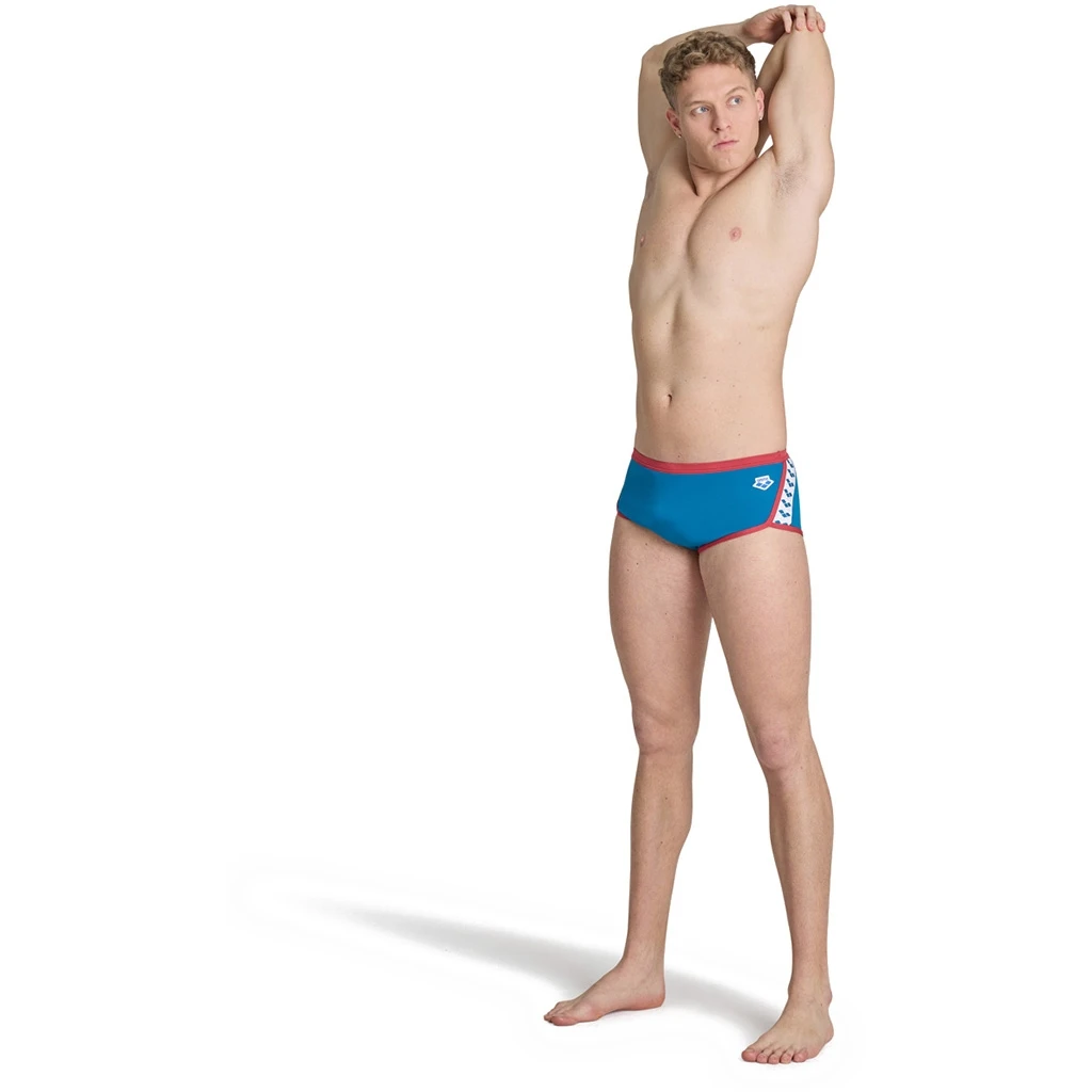 Arena Icons Swim Low Waist Short Solid Homme Bleu – Image 5