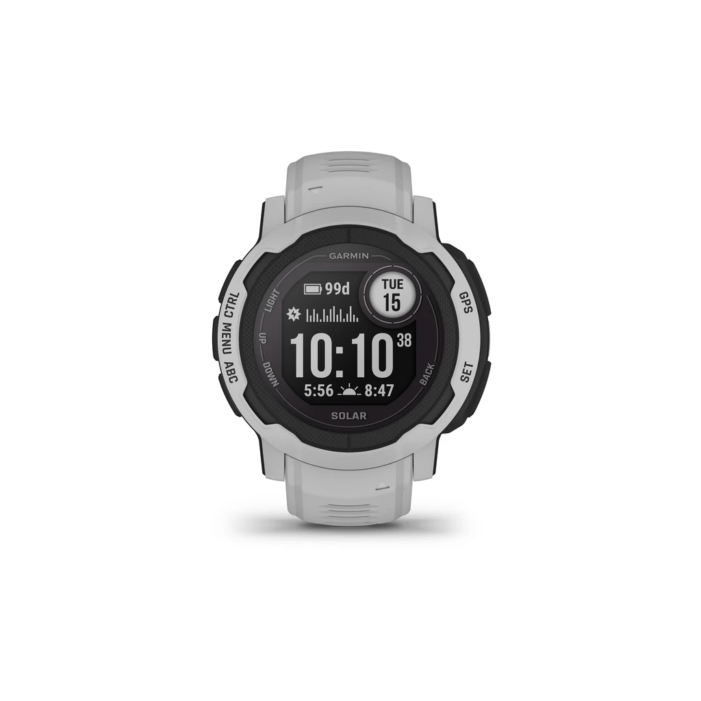 Garmin Instinct 2 Solar Grise Gris Clair