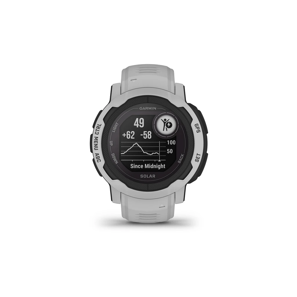 Garmin Instinct 2 Solar Grise Gris Clair – Image 7
