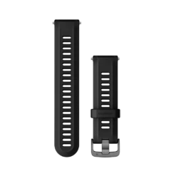 Garmin Bracelet Quick Release/ 22mm/ Silicone/ Noir Avec Fermoir Gray