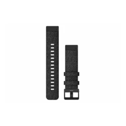Garmin Heathered Black Nylon - Quick Fit - 26mm - Fenix 3 - Fenix 5X/5X Pl Noir