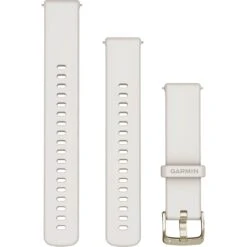 Garmin Bracelet Quick Release/ 18mm/ Silicone/ Ivoire Avec Boucle Soft Gold Ivoire