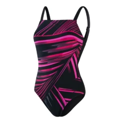 Speedo Amberglow Print Shaping 1P Femme