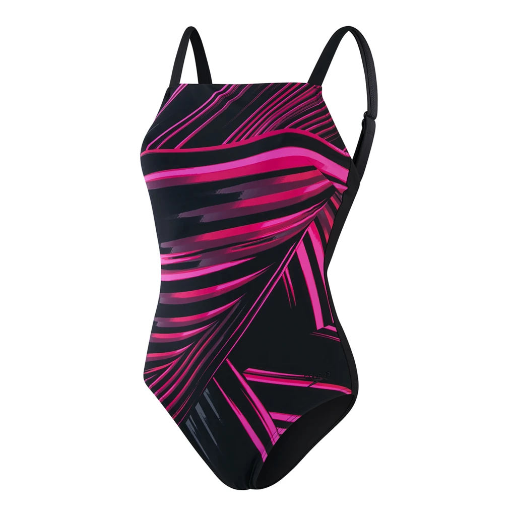 Speedo Amberglow Print Shaping 1P Femme
