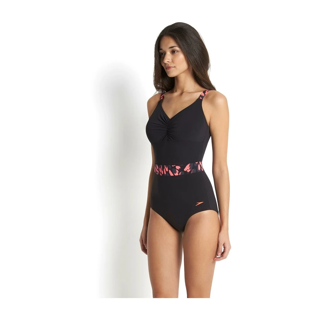 Speedo Crystalshine 1 Piece Femme Noir – Image 2