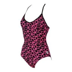 Arena Carbonics One Piece Femme Rose