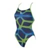 Arena Spider Booster Back One Piece Femme Bleu