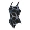 Arena Spider Swim Pro Back One Piece Femme Noir