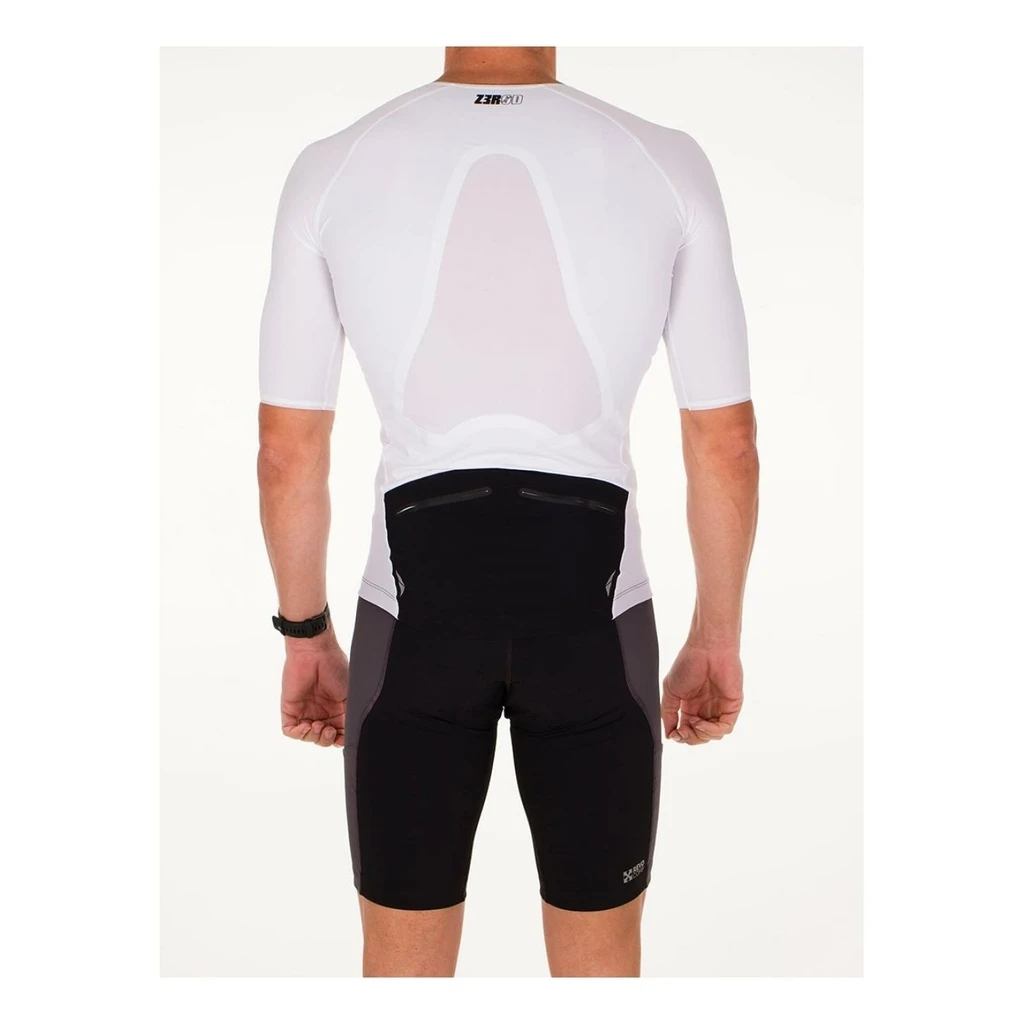 Zerod Racer TTSinglet Homme Gris – Image 7