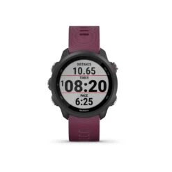 Garmin Forerunner 245 Noire (Bracelet Merlot) Rouge