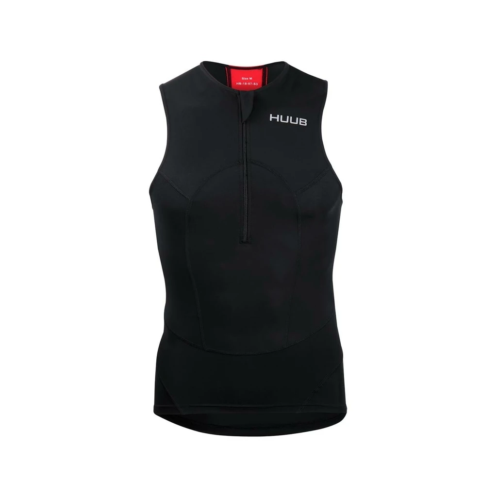 Huub Essentials Tri Top Homme Noir – Image 3