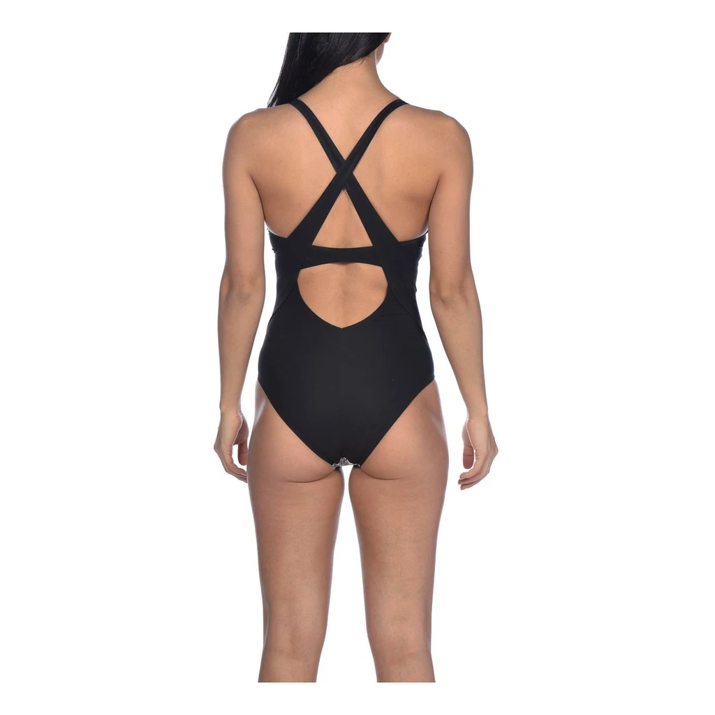 Arena Viola Cradle Back One Piece Femme Noir – Image 3