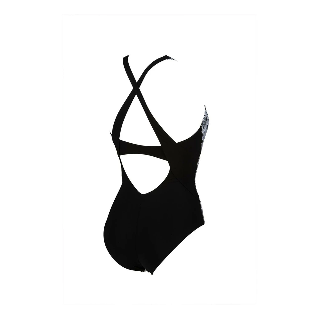 Arena Viola Cradle Back One Piece Femme Noir – Image 8