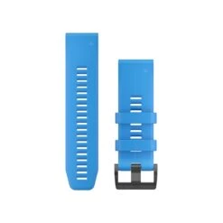 Garmin Bracelet Silicone Bleu Cyan QuickFit 26mm Fénix 5X / 5X Plus Bleu Ciel