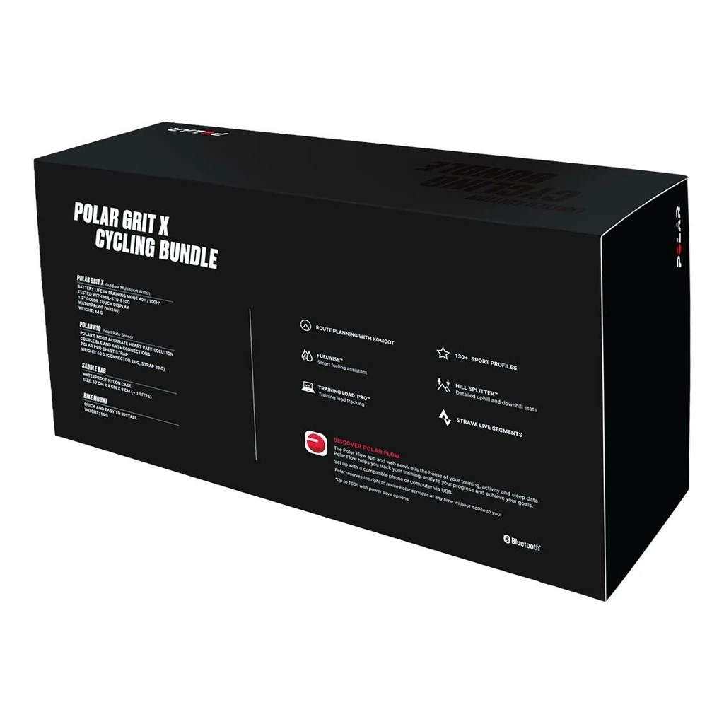 Polar Grit X Blk M/L Cycling Bundle Noir – Image 12