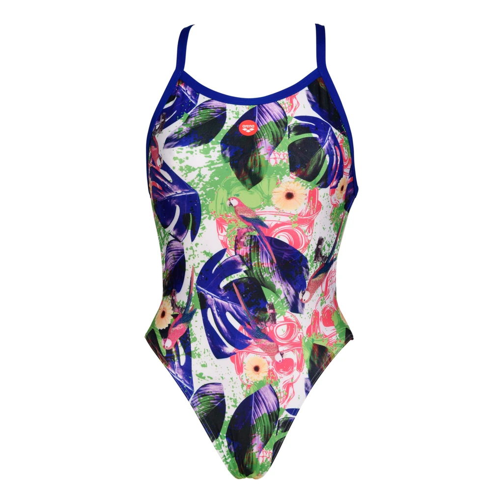 Arena Crazy Swimsuit Xcross Back Allover Femme