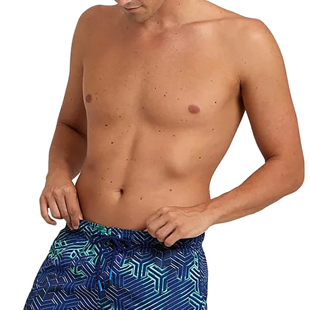 Arena Beach Short Allover Homme Bleu – Image 3