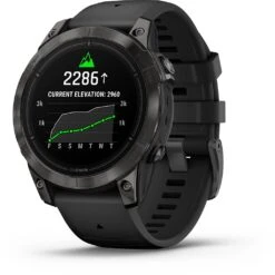 Garmin Epix Pro Gen.2 47mm Sapphire Titane Carbon Gray DLC (Bracelet Noir) Noir