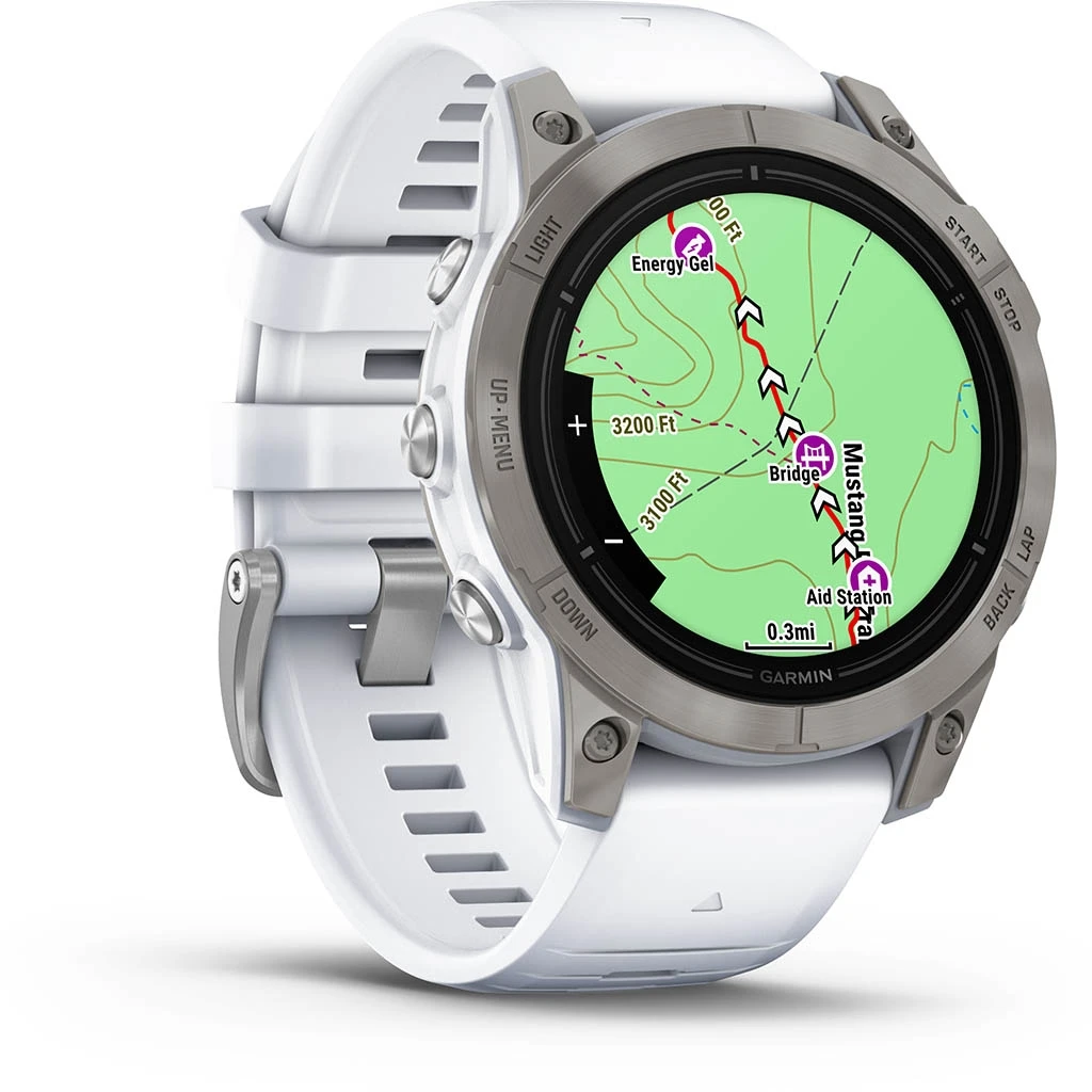 Garmin Epix Pro Gen.2 47mm Sapphire Titane Silver (Bracelet Blanc) Blanc – Image 5