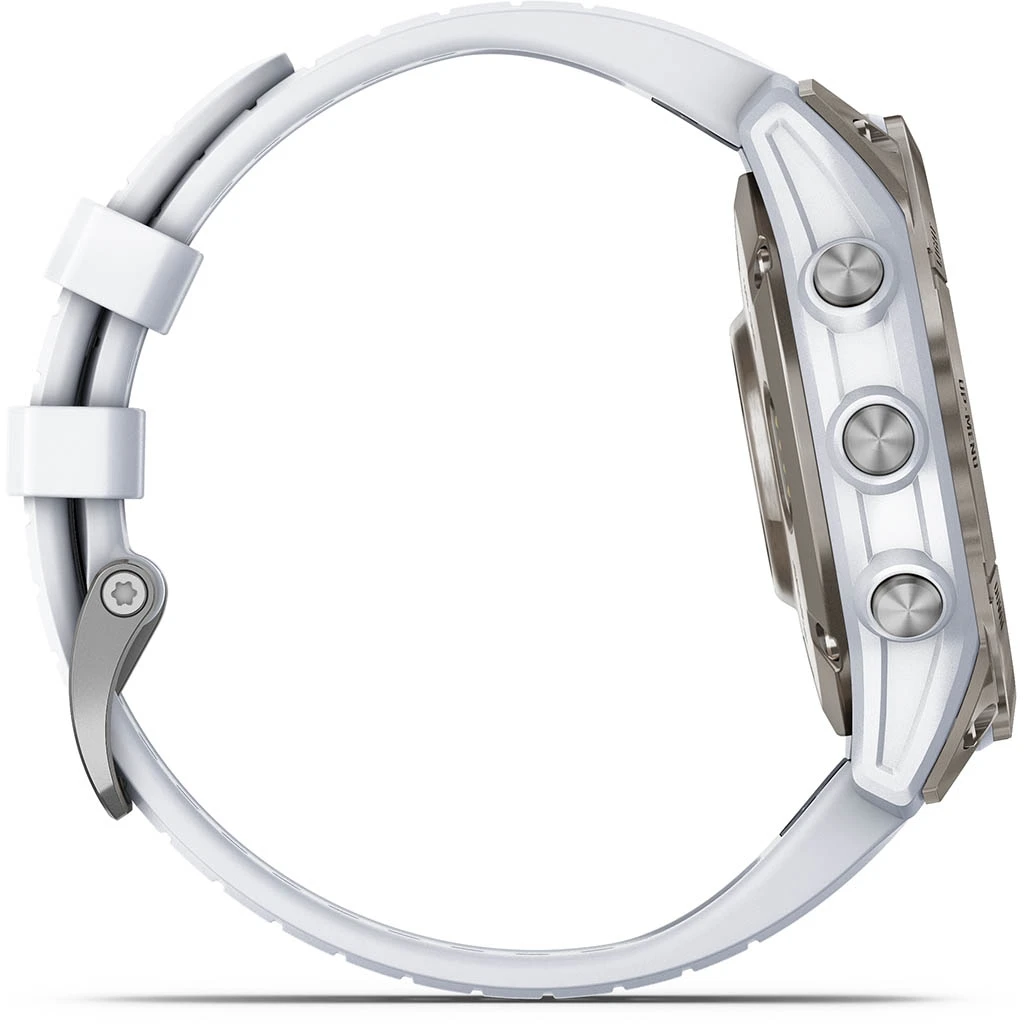 Garmin Epix Pro Gen.2 47mm Sapphire Titane Silver (Bracelet Blanc) Blanc – Image 9