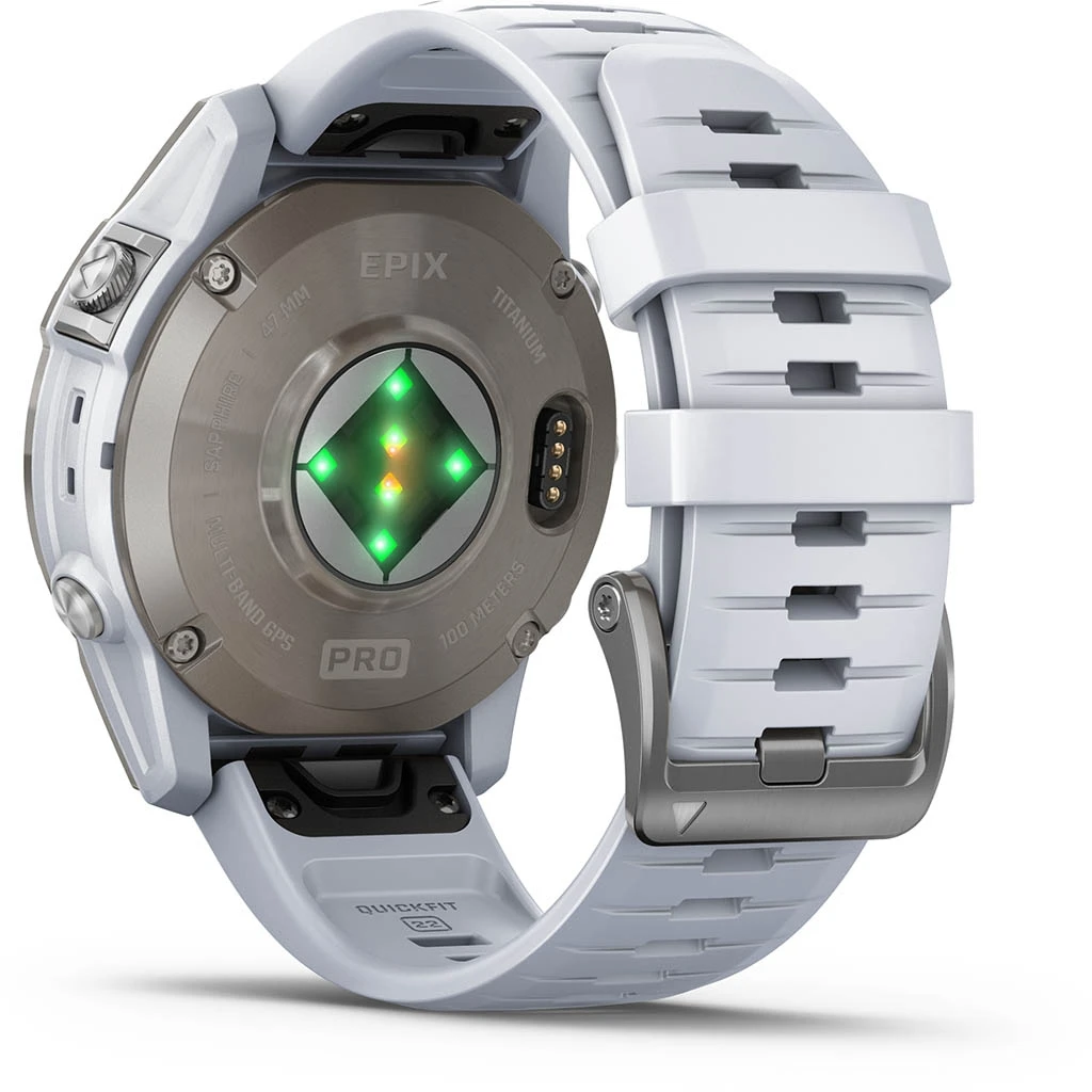 Garmin Epix Pro Gen.2 47mm Sapphire Titane Silver (Bracelet Blanc) Blanc – Image 10